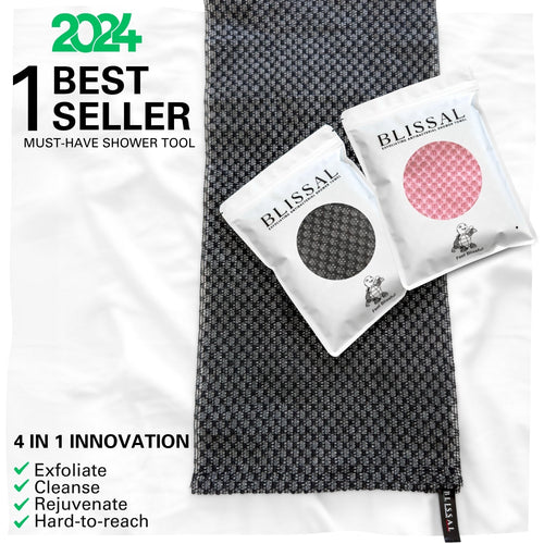 Blissal Exfoliating Antibacterial Shower Towel