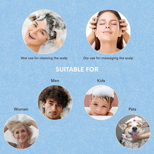 Blissal Hair Scalp Scrubber Shampoo Brush