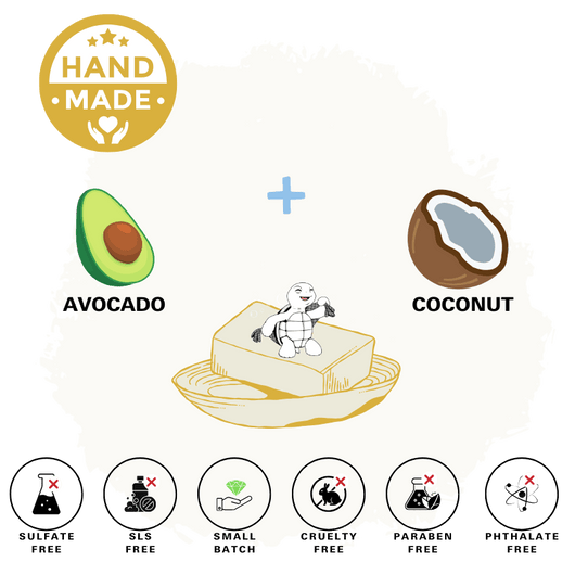 Avocado & Coconut Oil Natural Bar Soap