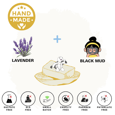 Black Mud & Lavender Natural Bar Soap