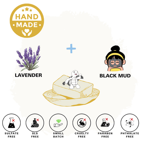 Black Mud & Lavender Natural Bar Soap
