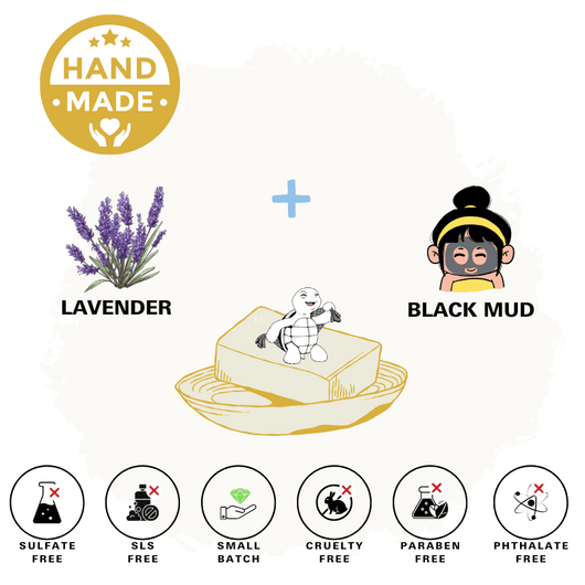 Black Mud & Lavender Natural Bar Soap
