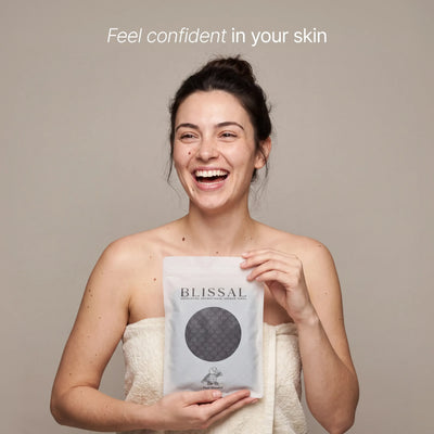 Blissal Exfoliating Antibacterial Shower Towel - Visual Uplift Project TEST