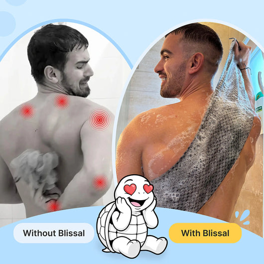 Blissal Exfoliating Antibacterial Shower Towel